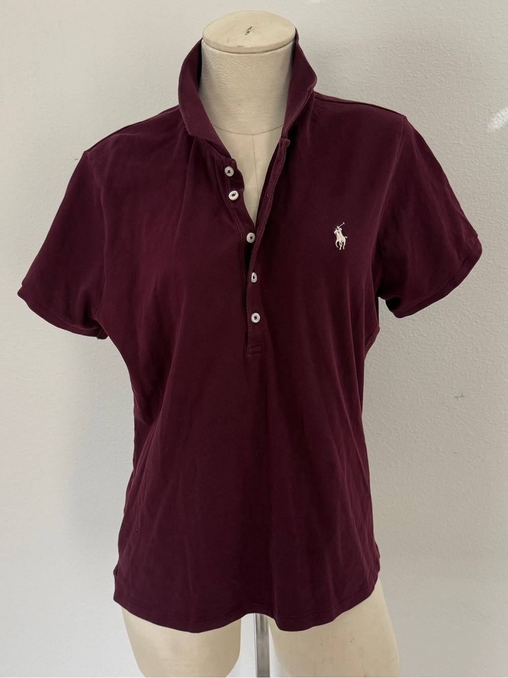 Maroon Ralph Lauren Polo (juniors)